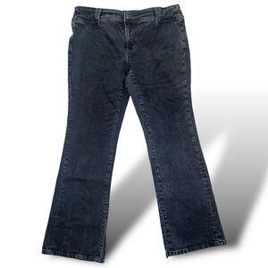 Free People We The Free Stillwater Flare Jeans Black 31 Boho Goth Style Women's